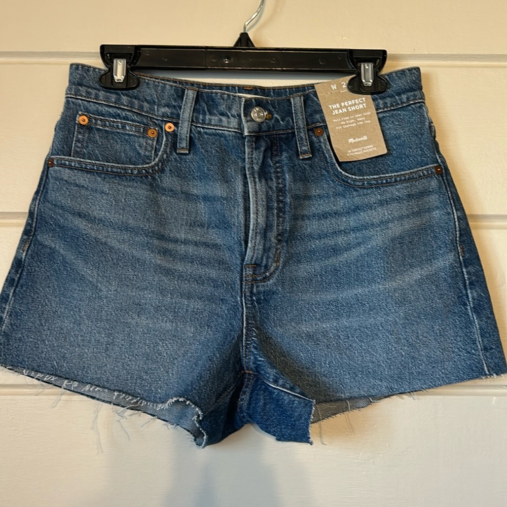 Madewell The Perfect Jean Short Tencel® Lyocell Edition Size 28